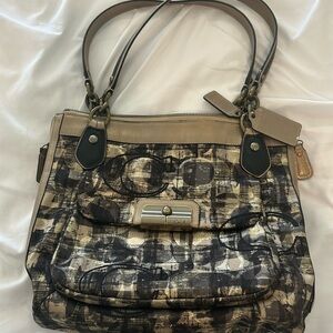 Coach Expandable Shoulder Handbag